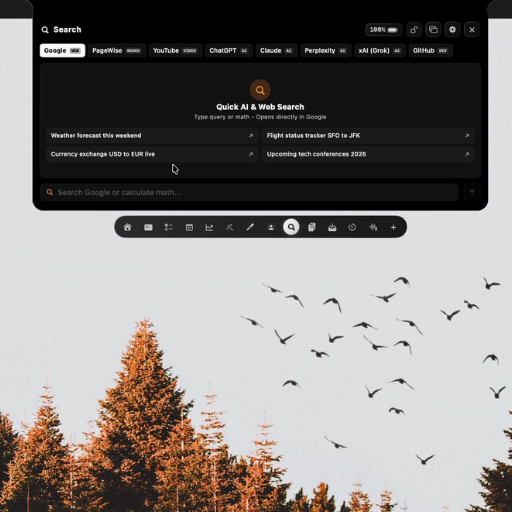 Quick Search & AI Assistant
